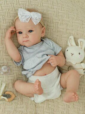 Reborn Baby Dolls - 20 Inch Lifelike Newborn Baby Girl with Full Vinyl Body